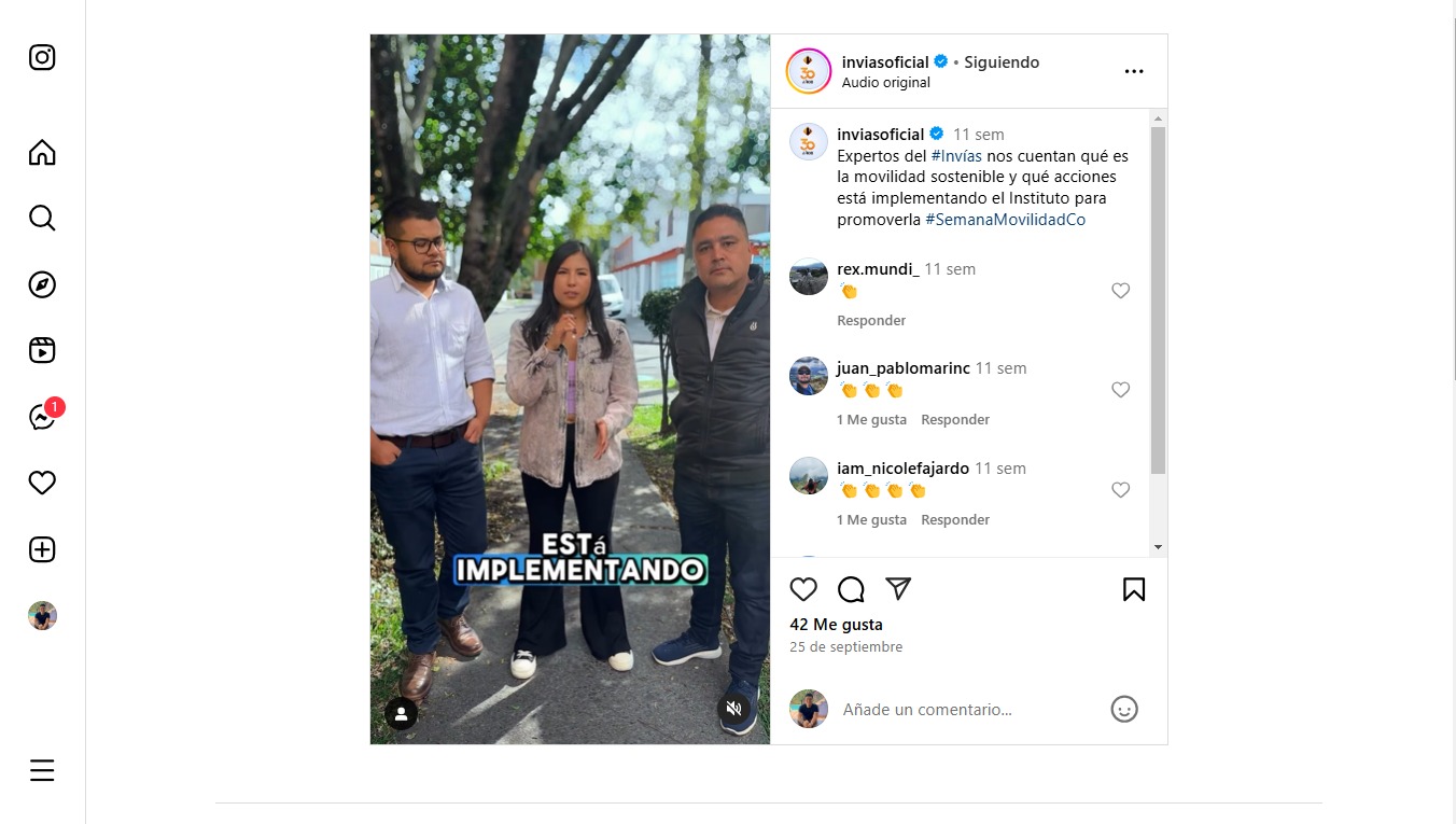 Captura de pantalla del sitio web de la noticia