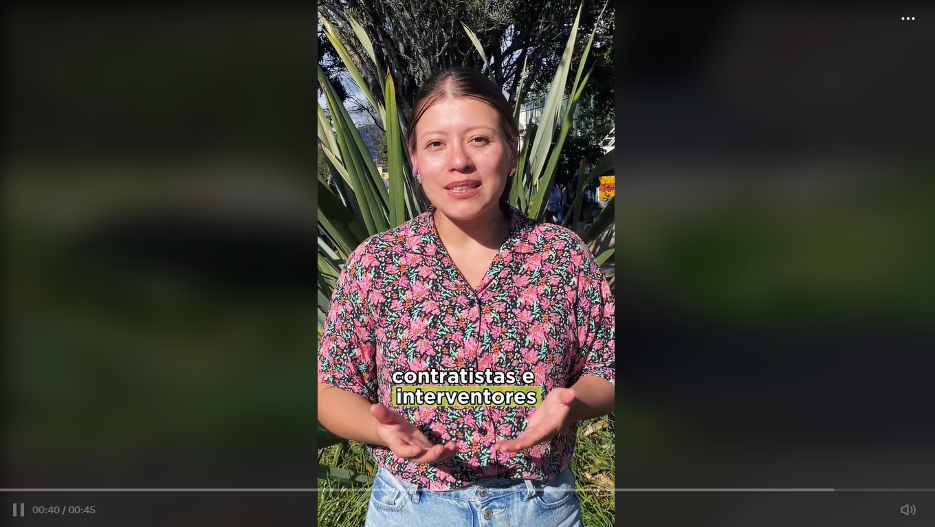 Captura de pantalla del sitio web de la noticia
