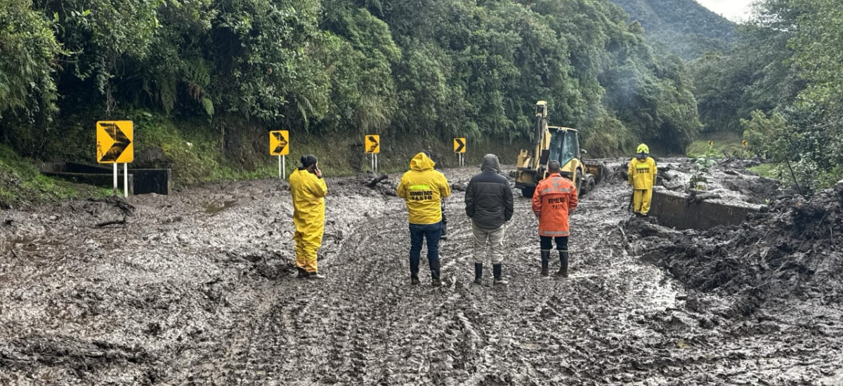 Invías realiza remoción de lodo en corredor Pasto – La Piscicultura, Nariño