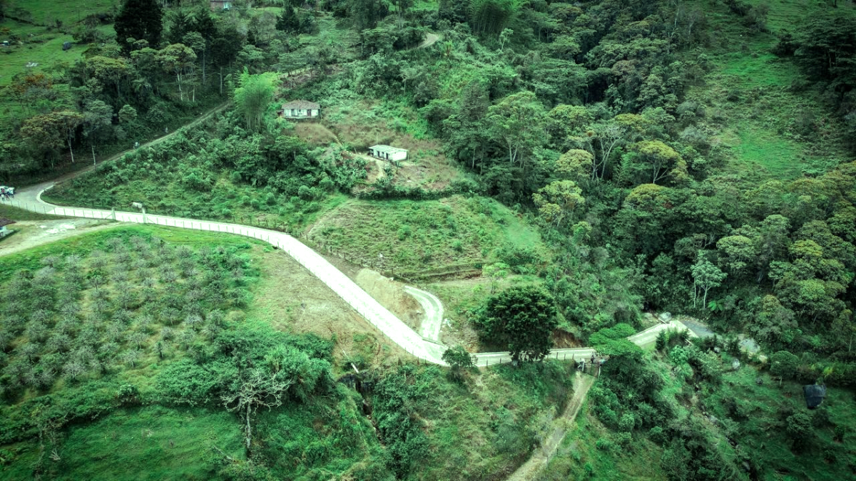 Diez departamentos del país finalizaron obras de Caminos Comunitarios de la Paz Total