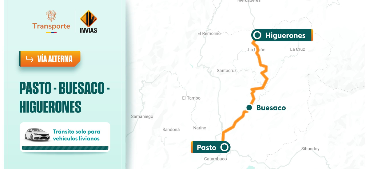 Persiste caída de rocas en corredor Pasto – Mojarras, Nariño