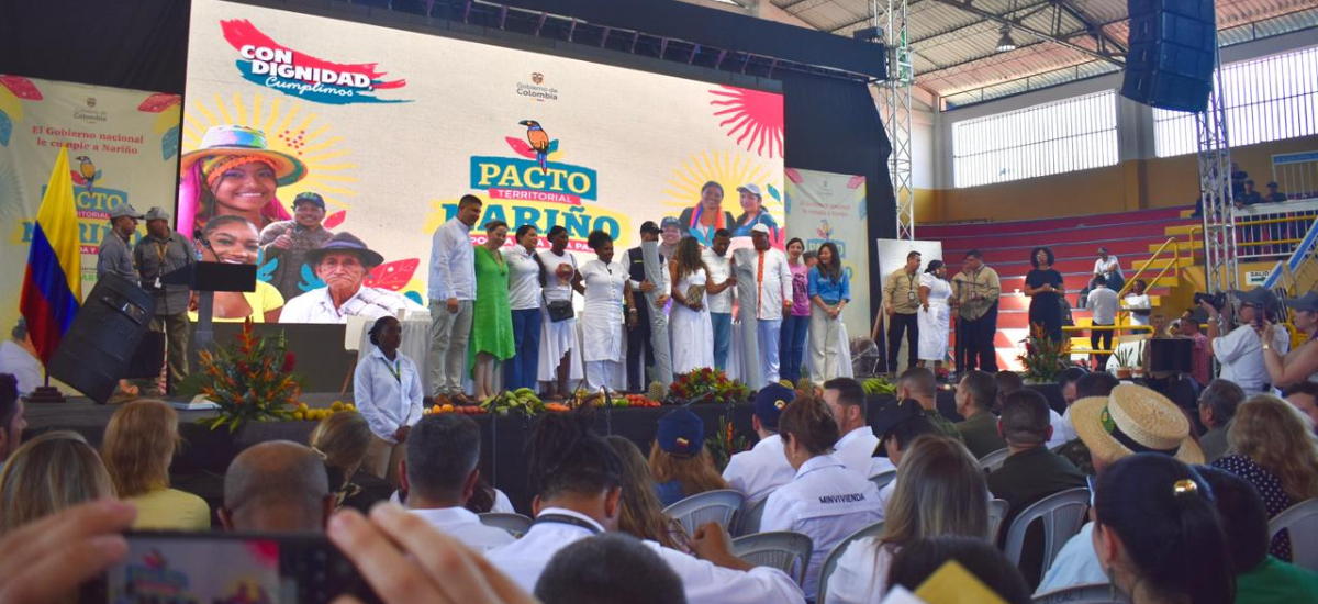 En el marco del Pacto Nariño se anunciaron inversiones de Invías por $3,37 billones en la red vial nacional
