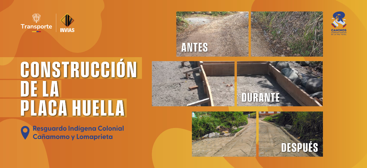 Gobierno Nacional realiza obras de infraestructura en el Resguardo Indígena Cañamomo y Lomaprieta en Riosucio, Caldas