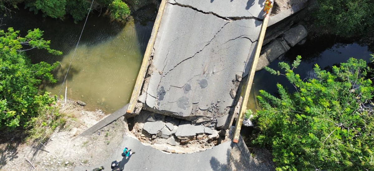 Cierre total por caída de pontón en el Km 97 de la vía Uribe – Ye de Granada, Meta