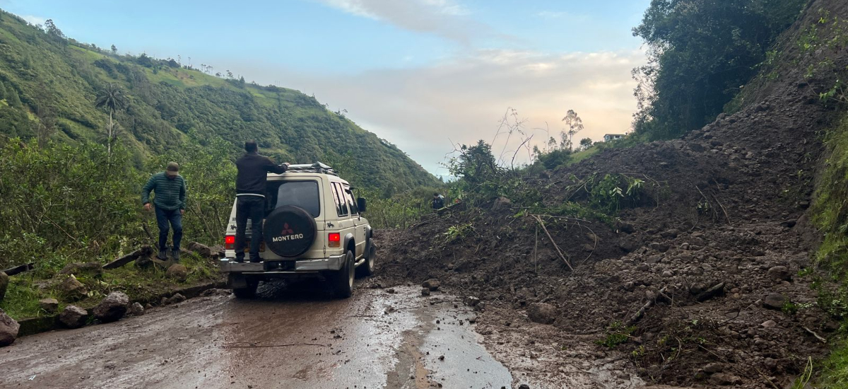 Invías atiende nuevos deslizamientos en la vía Túquerres – Samaniego, Nariño