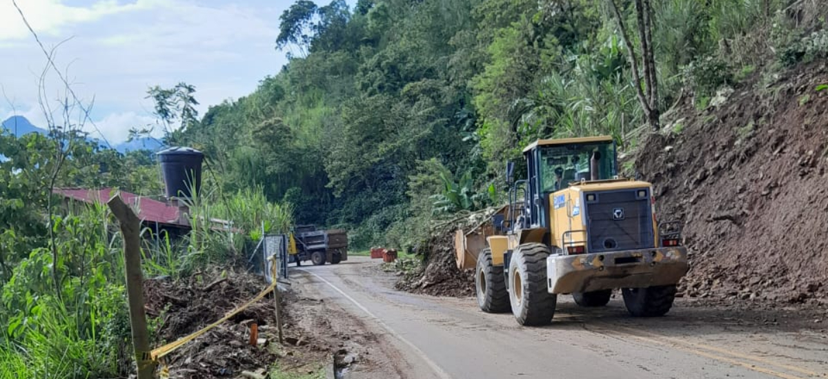 Invías atiende nuevos deslizamientos en la vía Túquerres – Samaniego, Nariño