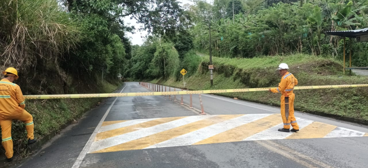 Invías atiende emergencias registradas en el departamento de Quindío