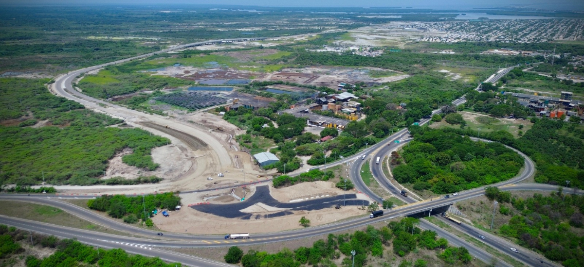 Variante Ciénaga evidencia un avance del 90% en su ejecución