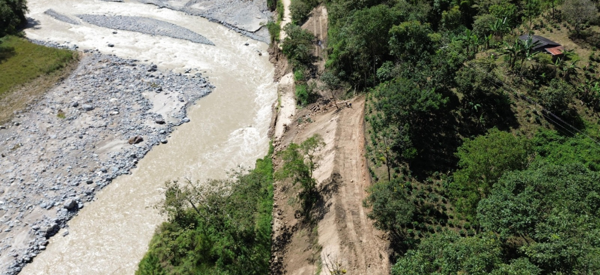 Avanzan trabajos de remoción de material en la vía Popayán- Totoró – Inzá- Paéz, Cauca