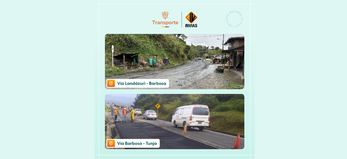 Invías avanza con trabajos de rehabilitación vial en diferentes puntos de la Transversal del Carare