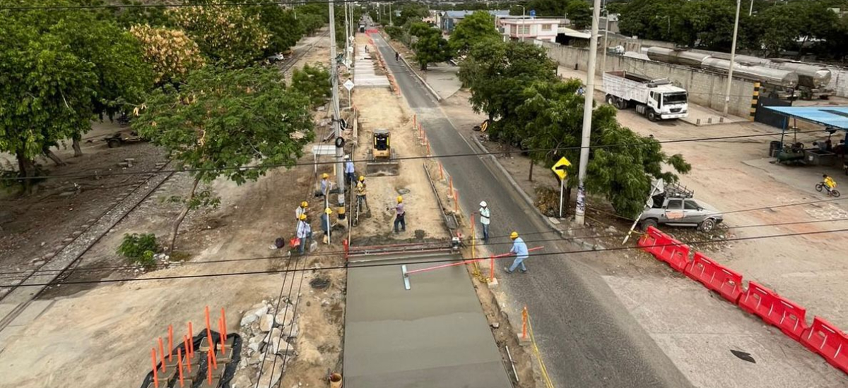 Gobierno nacional avanza con obras de rehabilitación en la vía alterna al Puerto de Santa Marta