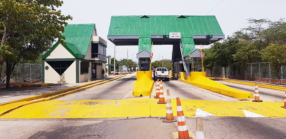 Fotografía del peaje San Juan