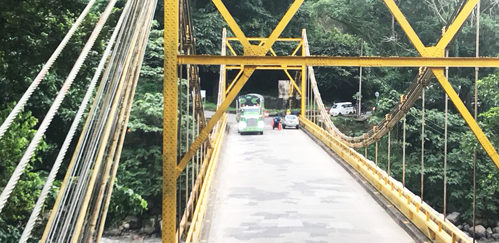 Fotografía del puente Cravo Sur