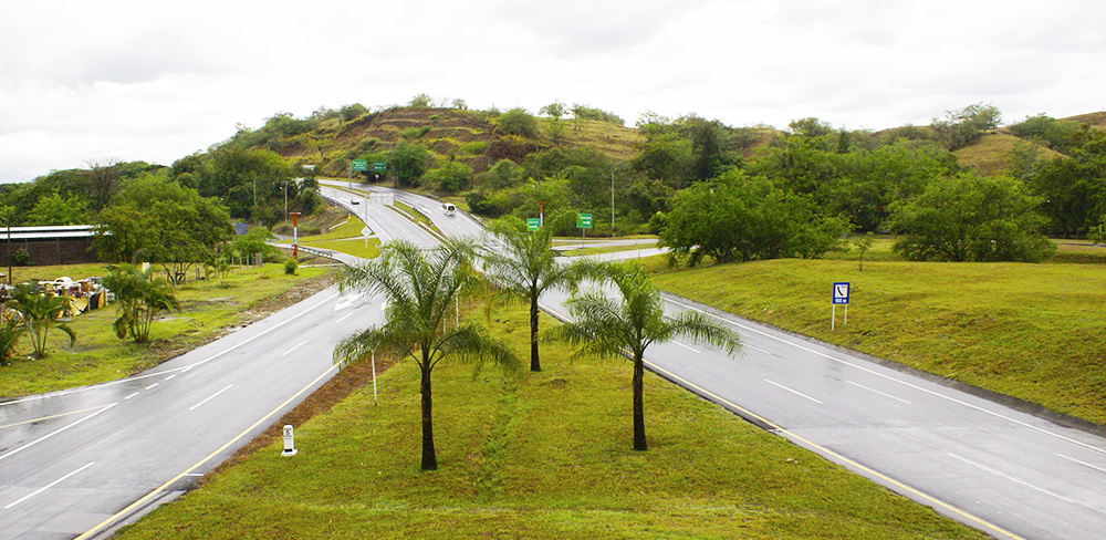 Fotografía de la malla vial del Valle del Cauca