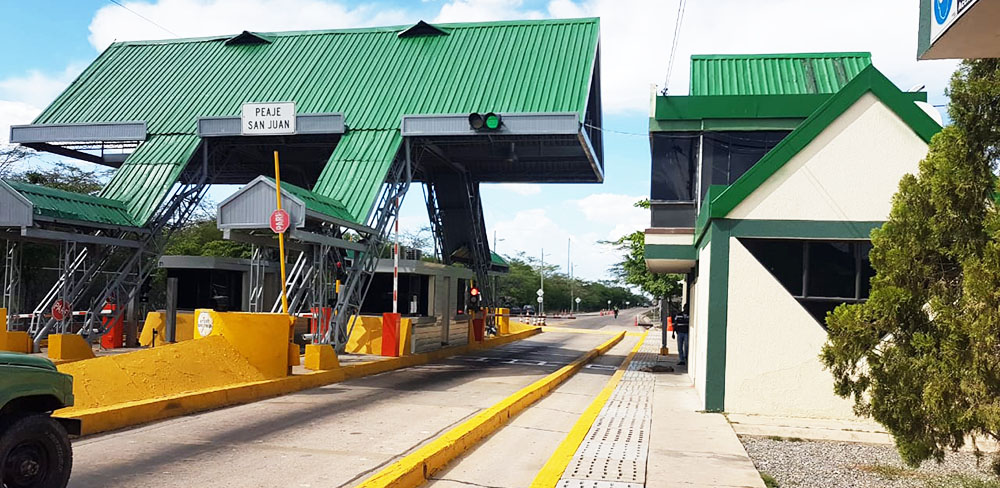 Fotografía del peaje de San Juan del Cesar