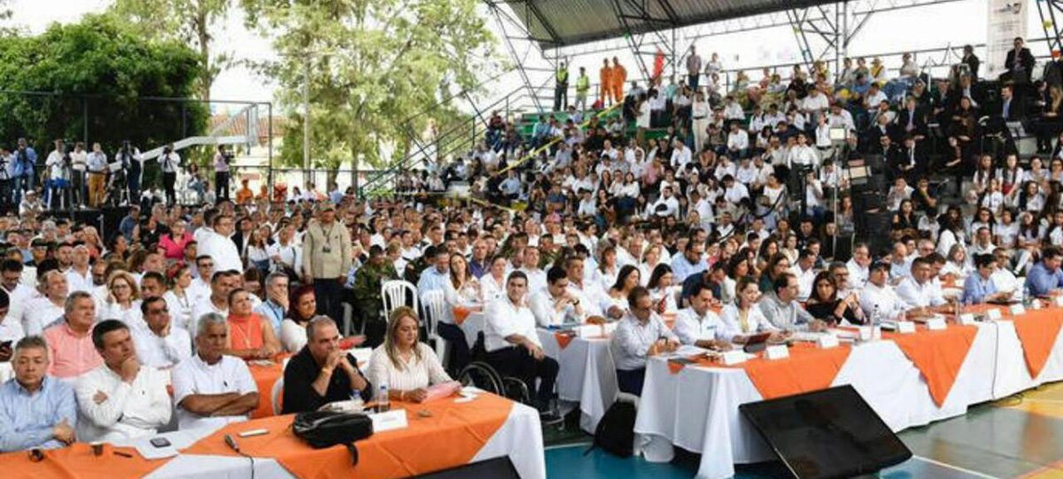 Fotografía del Taller Construyendo País realizado en el Quindío.