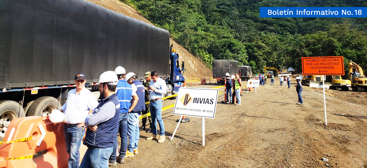 Fotografía de la apertura del corredor Bogotá - Medellín