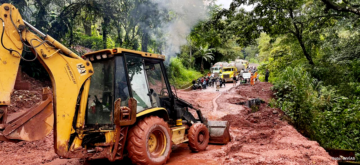 Fotografía de los trabajos de atención de la emergencia.