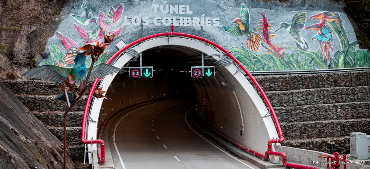 Fotografía portal túnel Los Colibríes.