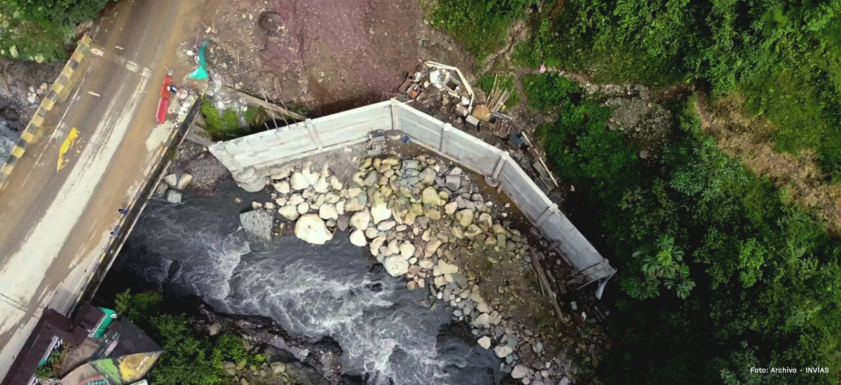 Fotografía aérea del puente Pipiralito.
