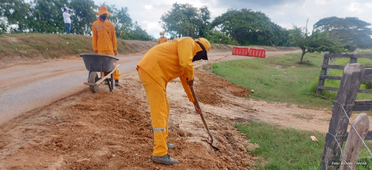 Fotografía de los trabajos de atención de la emergencia.
