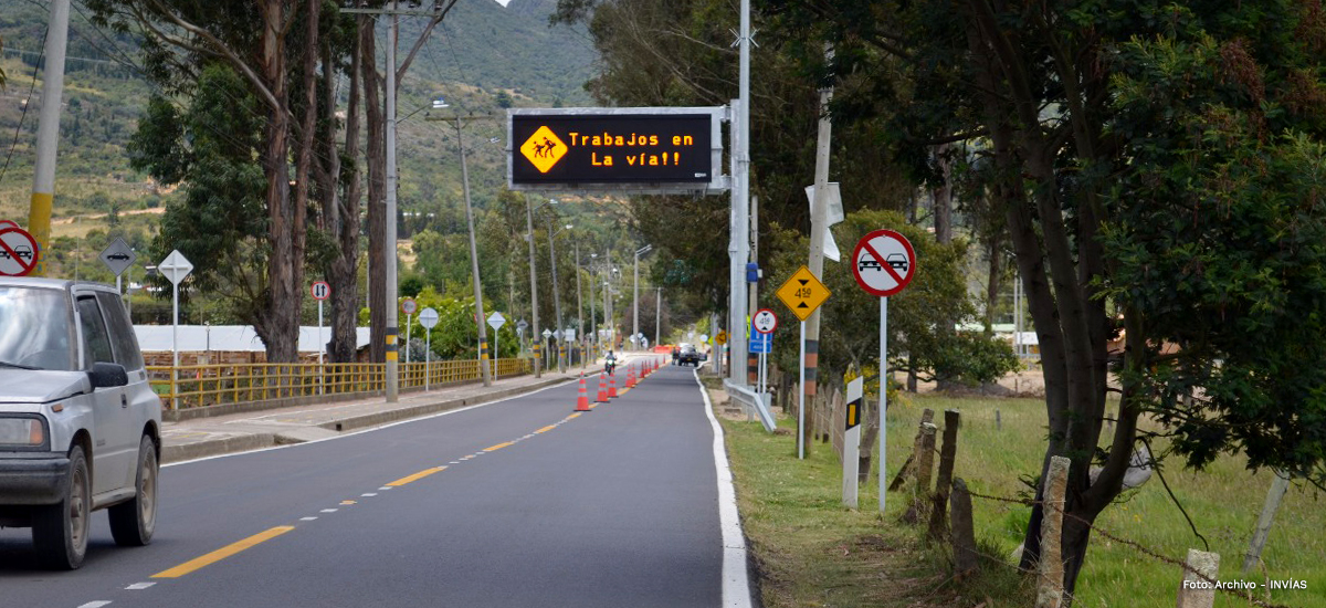 Fotografía de nuevas tecnologías usadas en las vías de Colombia.