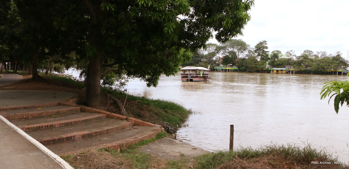 Fotografía del río Sinú y 
