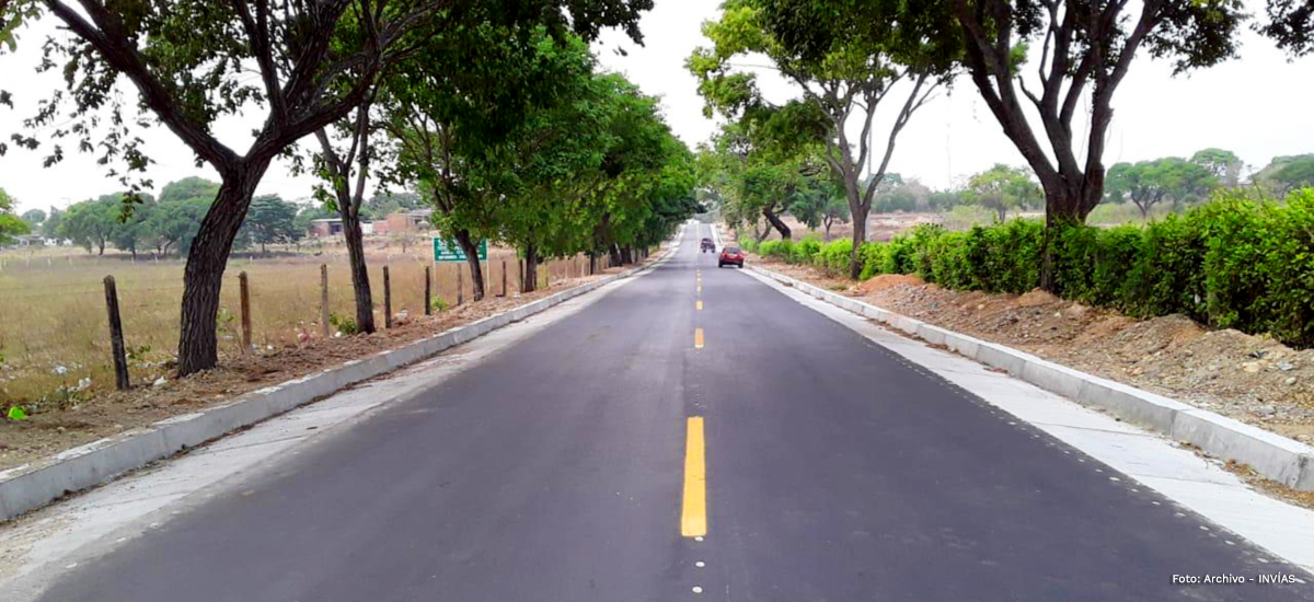 Fotografía de la vía Aguaclara - Gamarra.