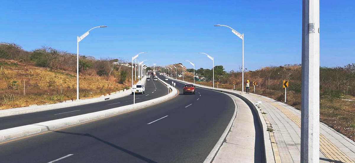 Fotografía de la vía conexión al Puerto de Barranquilla (Carrera 38)