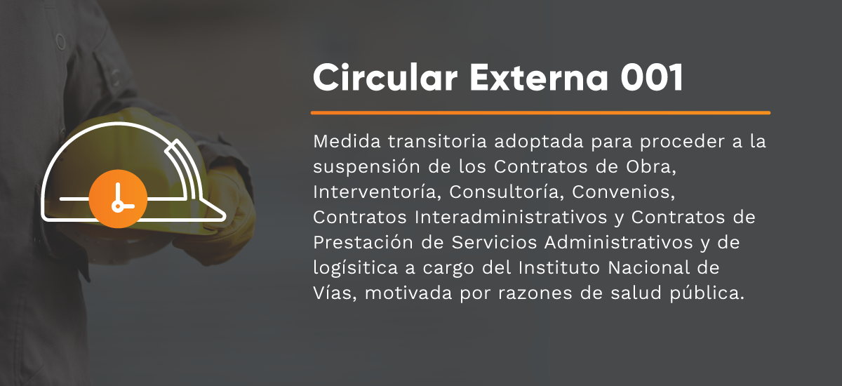 Imagen alusiva a la Circular Externa 001 del 23 de marzo de 2020.