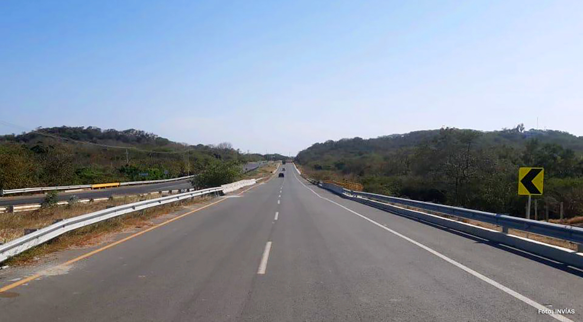 Fotografía segunda calzada Cartagena - Barranquilla.