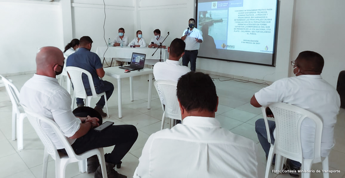 Fotografía de la jornada de socialización de las acciones de mejora para la atención de la emergencia.