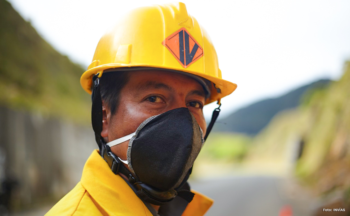 Fotografía de rostro de trabajador del INVÍAS.
