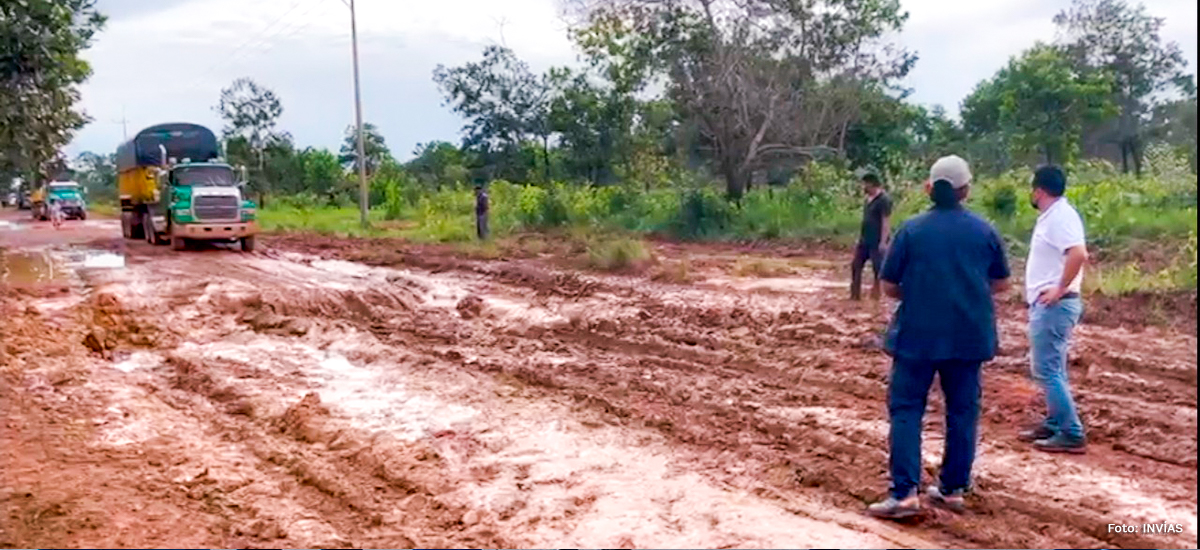 Fotografía de la vía sector los mangos