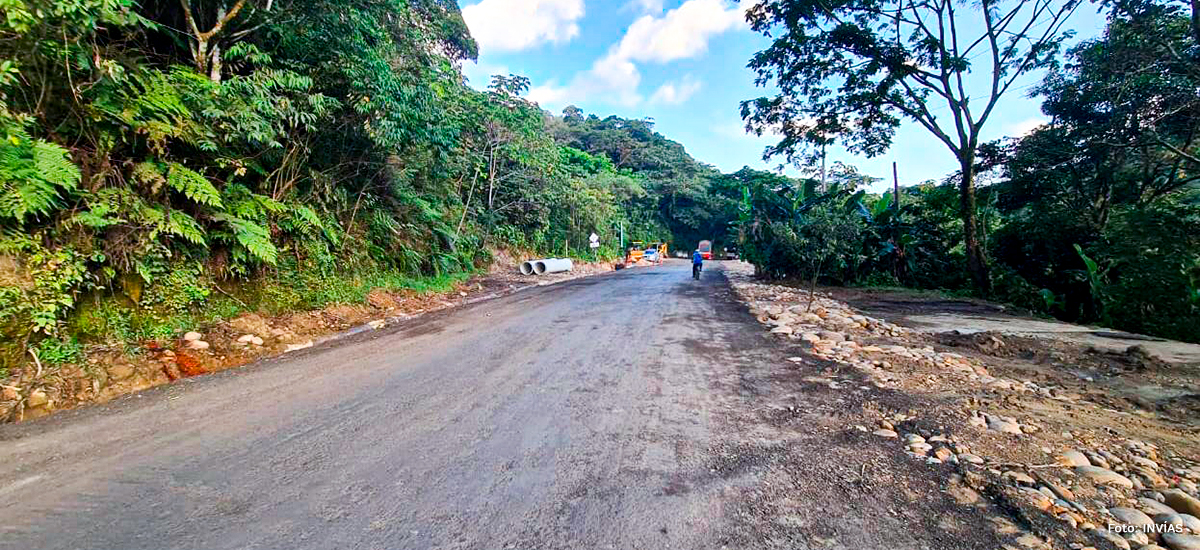 Fotografía del estado actual de la vía Sogamoso - Aguazul.