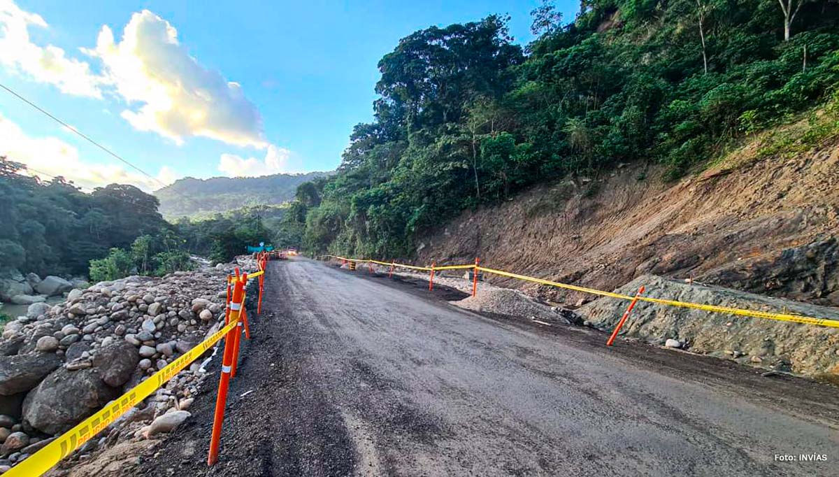 Fotografía del estado actual de la vía Sogamoso - Aguazul.