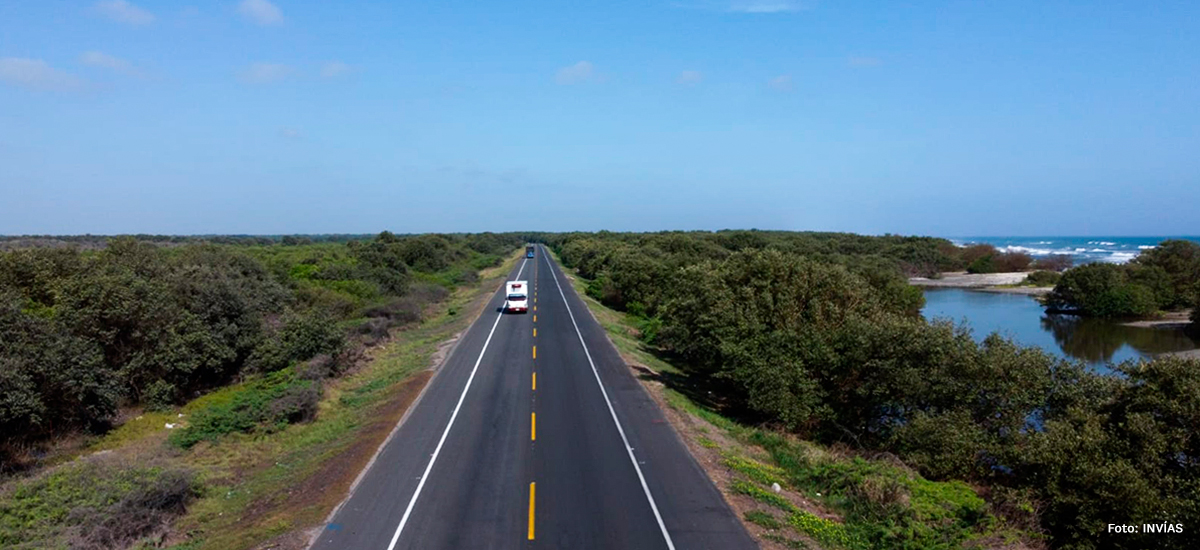 Fotografía del corredor Barranquilla - Ciénaga.