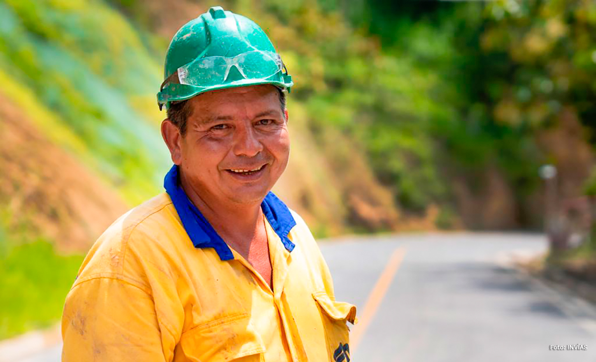 Fotografía de beneficiario de las obras en el departamento de Risaralda.