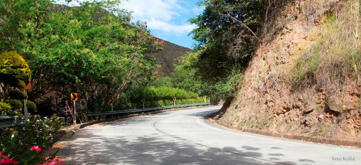 Fotografía de carretera en departamentos que hacen parte de la Reactivación 2.0.