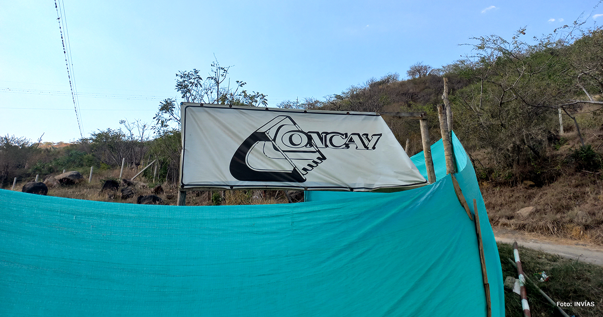Fotografía del abandono de las obras en la variante San Gil en Santander.