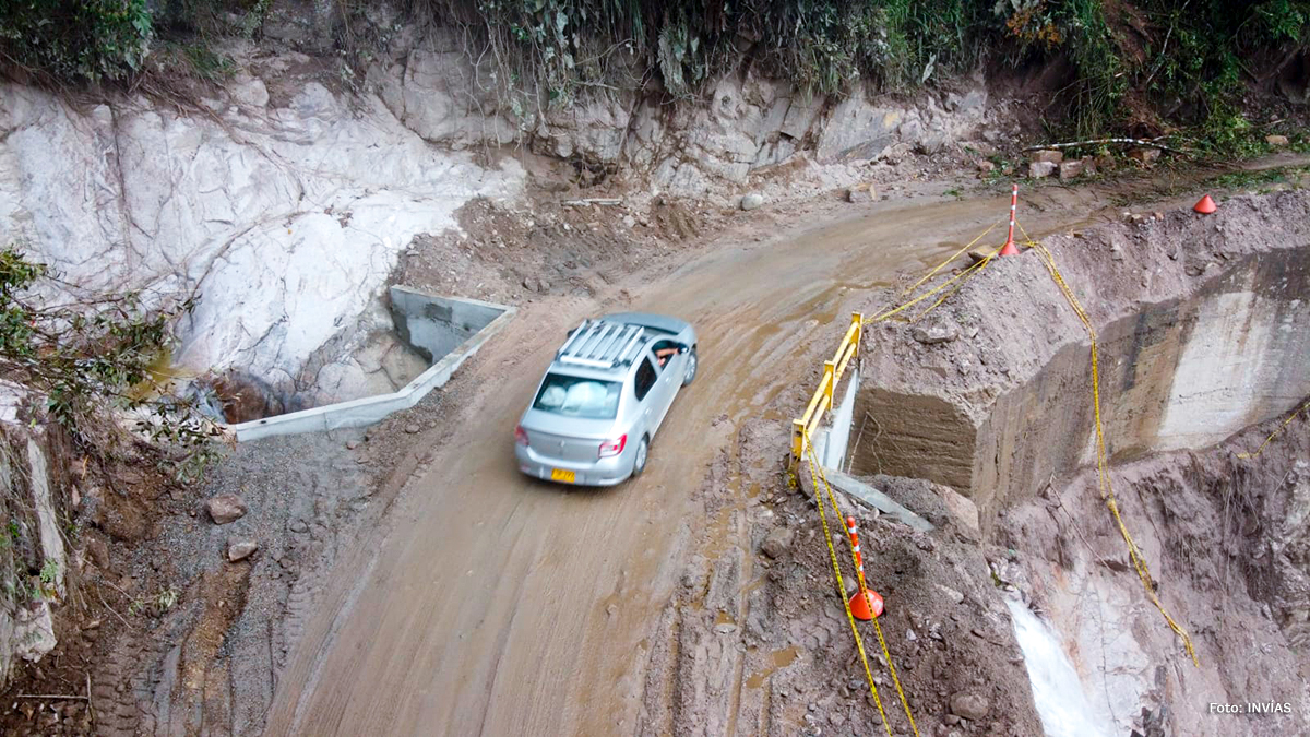 Fotografía del tráfico vehicular del corredor habilitado Los Curos - Málaga.