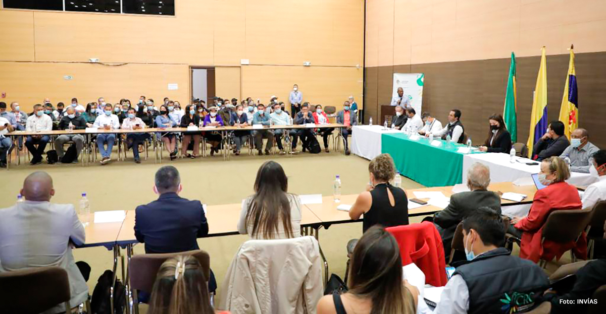 Fotografía del evento de socialización de la inversión histórica en el Cauca.