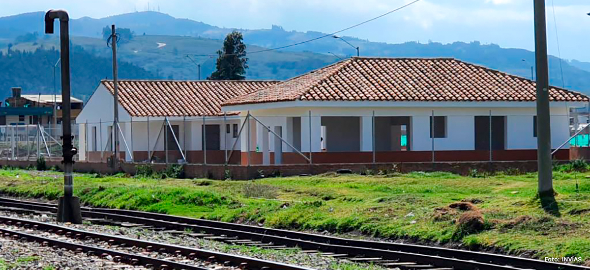 Fotografía del estado actual del campamento férreo de Sogamoso.