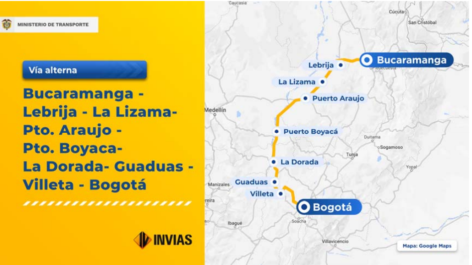 Mapa Ruta Alterna 2