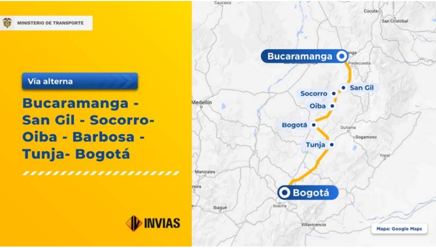 Mapa Ruta Alterna 1