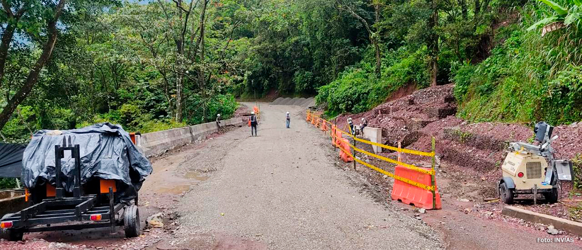 Fotografía del estado actuañ de la antigua vía al llano.