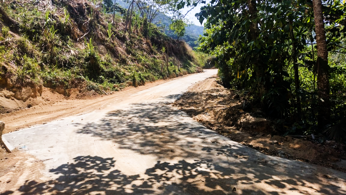 Fotografía de vía Palmor - Makenkal en Ciénaga.