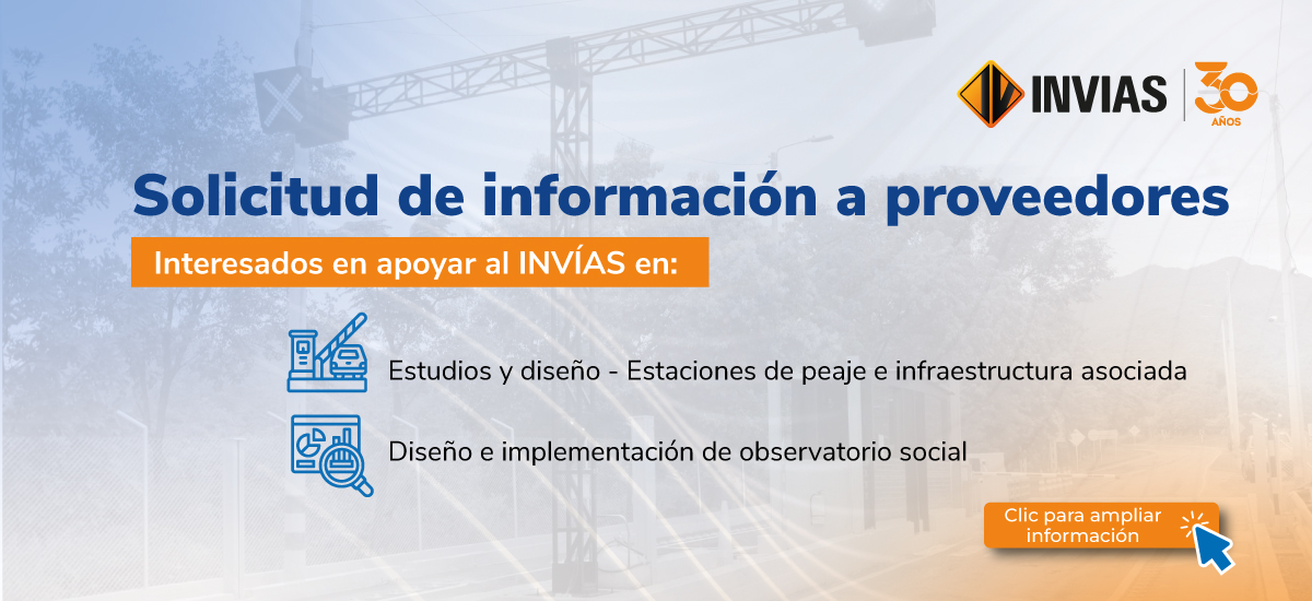 Banner con información sobre la solicitud de información 