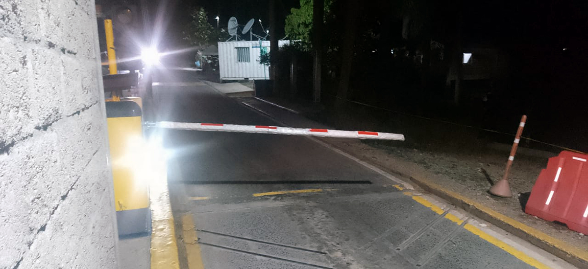 Fotografía del peaje de Oiba en Santander.