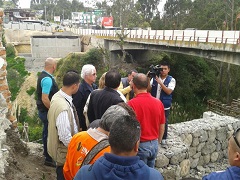Ruta de la Ejecución inspeccionó obras del Puente Rumichaca